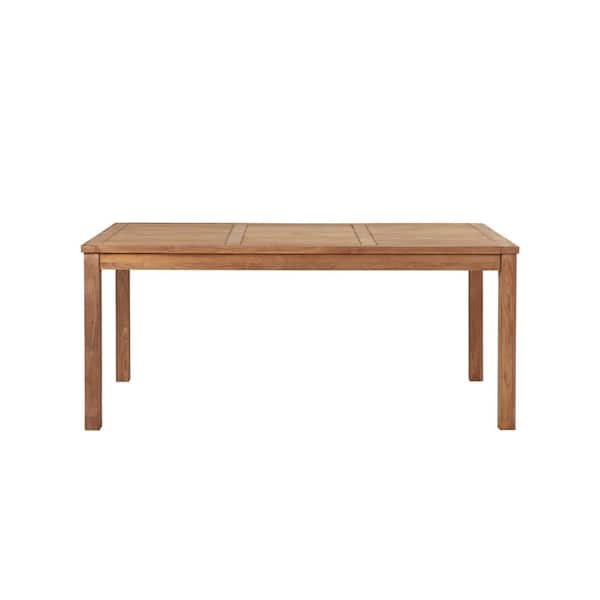 Crawford & Burke Coronado 72 in., Brown Solid Teak Outdoor Dining Table
