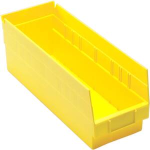 Economy Shelf 3 Qt. Storage Tote in Yellow (20-Pack)