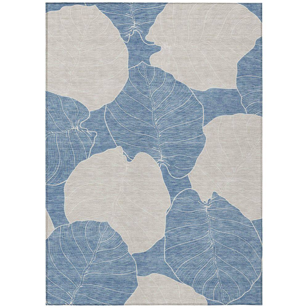 Chantille Machine Washable Indoor/Outdoor Abstract ACN2506 Denim 9 ft. x 12 ft. Area Rug price history on PriceWatchPro