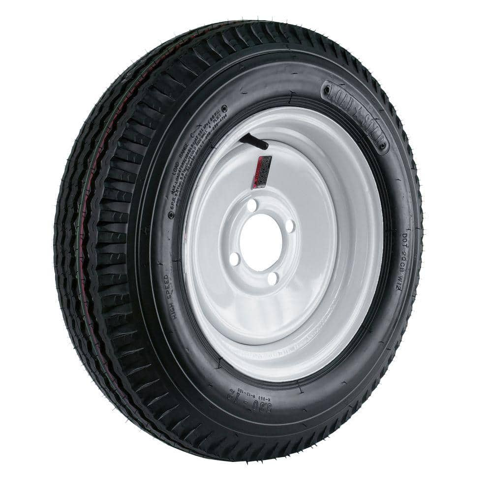 Martin Wheel 5.30-12 Load Range C 4-Hole Trailer Tire and Wheel ...