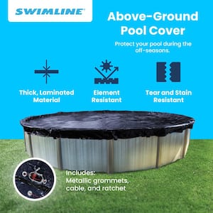 30 ft. Round Above Ground Winter Swimming Cover (Pool Cover Only)