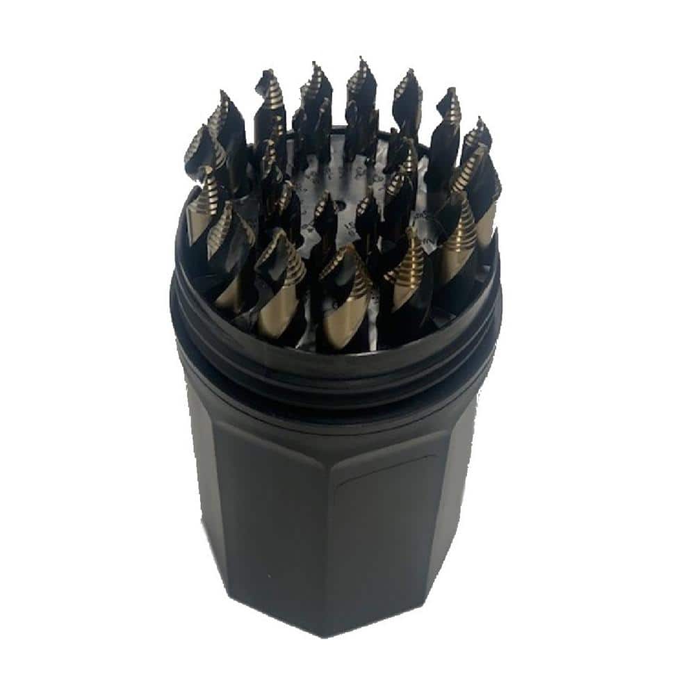 Black & Decker Drill Bit Set 15097, Gold Ferrous Oxide Finish, High-Speed  Steel