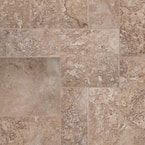 Mediterranean Walnut Pattern Honed-Unfilled-Chipped Travertine Floor and Wall Tile (5 kits / 80 sq. ft. / pallet)