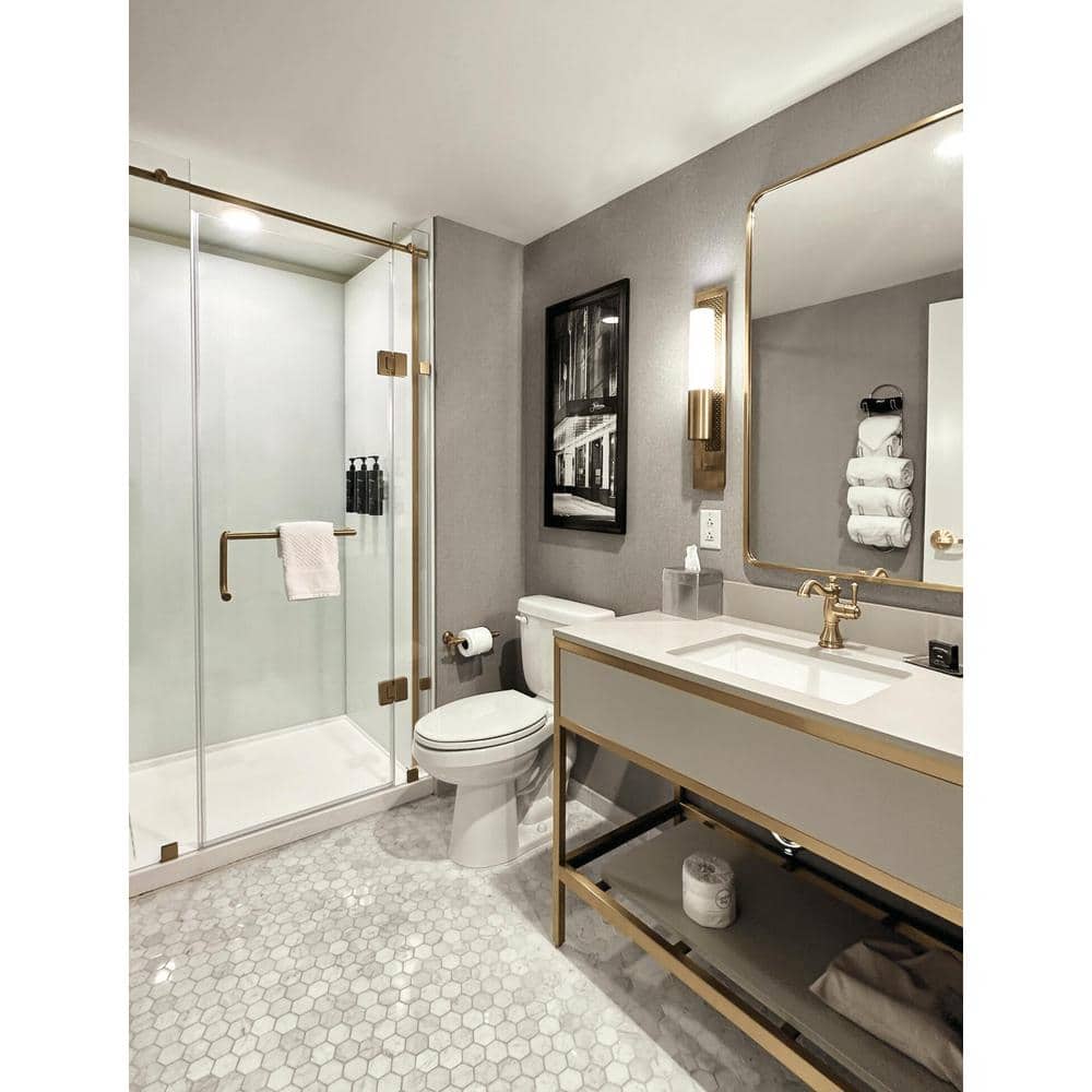 Champagne Bronze Single Handle Bathroom Faucet