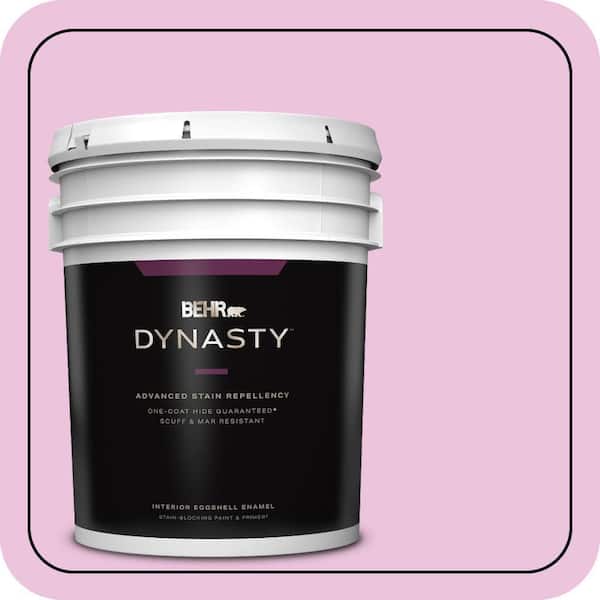 BEHR DYNASTY 5 gal. #680A-2 Sugar Sweet Eggshell Enamel Interior Stain-Blocking Paint & Primer