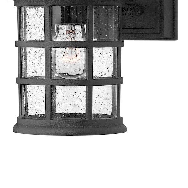 HINKLEY - Hinkley Freeport Small Outdoor Wall Mount Lantern, Black