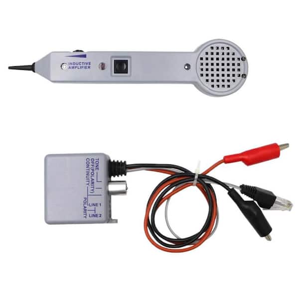High Accuracy Wire Tracer Tone Generator Kit with Inductive Amplifier for Network Cables
