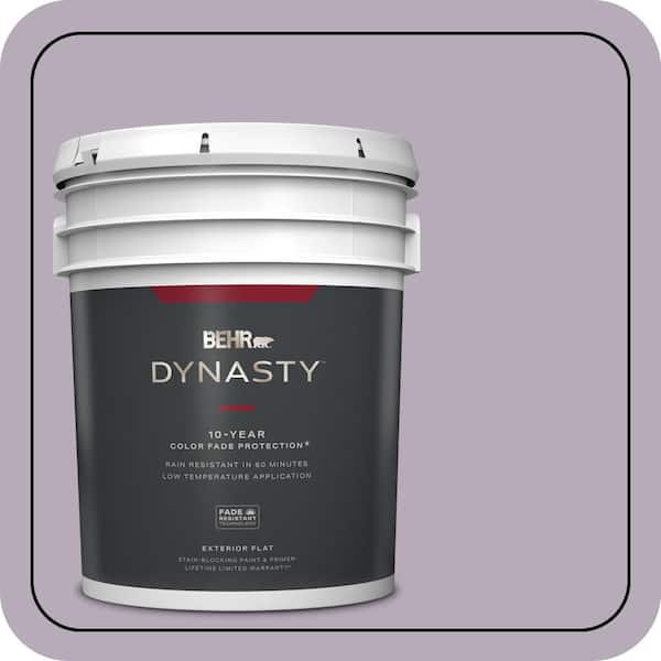 BEHR DYNASTY 5 gal. #MQ5-36 Audition Flat Exterior Stain-Blocking Paint & Primer