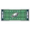 NFL Philadelphia Eagles 6'x8' Chrome Rug