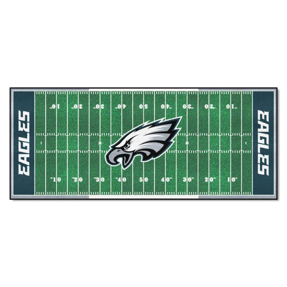 : FANMATS 23393 New York Jets Football Field Runner Rug - 30in.  x 72in. XFIT Design : Sports & Outdoors