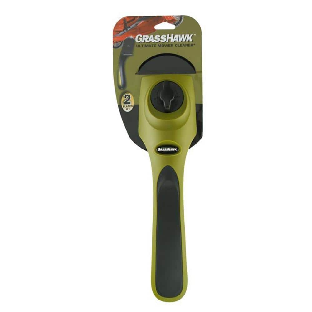 Good Vibrations Grass-Hawk Dual-Bladed Mower Scraper