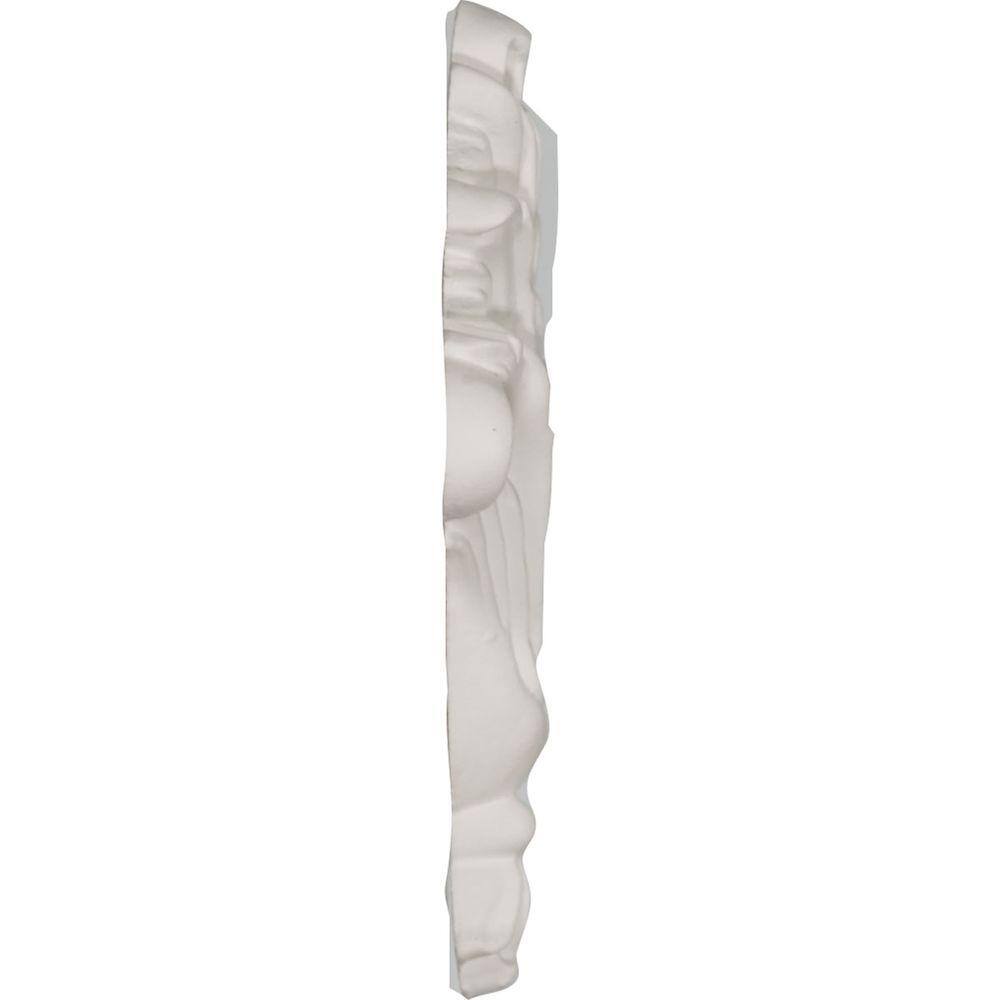 Small Primed Polyurethane Foliage Onlay Accent Piece