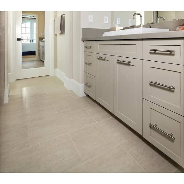 Metropolis Avorio 12 in. x 24 in. Matte Porcelain Stone Look Floor and Wall Tile (14 sq. ft./Case)