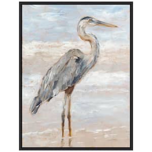 "Beach Heron I" by Ethan Harper 1 Piece Floater Frame Canvas Transfer Animal Art Print 24-in. x 18-in. .