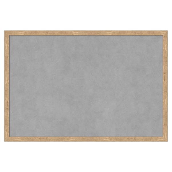 Amanti Art Imprint Light Bronze 25 in. x 17 in. Framed Magnetic Board
