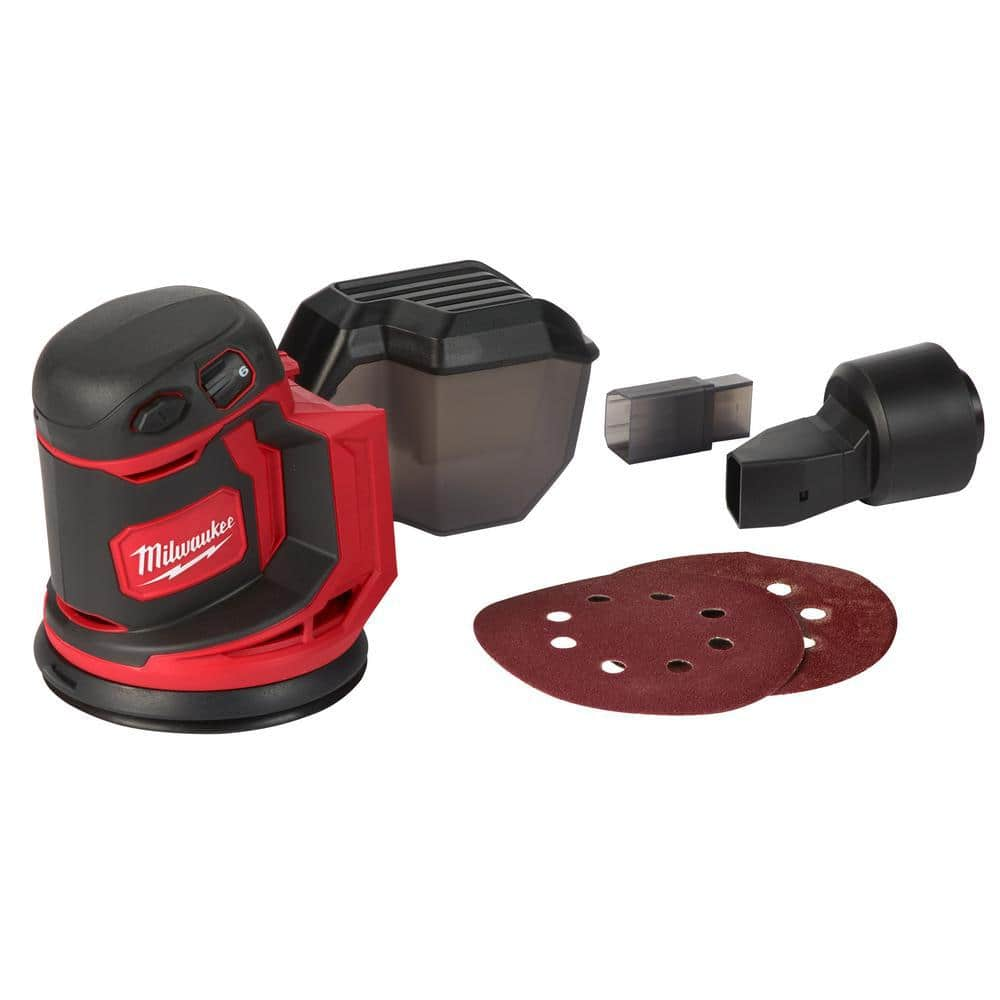 Milwaukee M18 18V Lithium Ion Cordless 5 in. Random Orbit Sander Tool Only 2648 20 The Home Depot