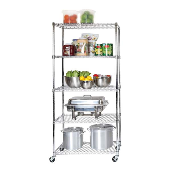 Seville Classics 29.5 in. x 13.3 in. 2 Individual Fitted Shelf