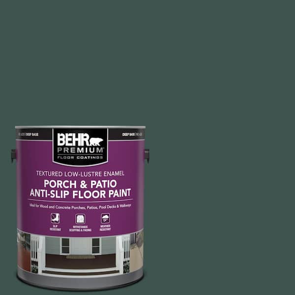 BEHR PREMIUM 1 gal. #480F-7 Sycamore Tree Textured Low-Lustre Enamel Interior/Exterior Porch and Patio Anti-Slip Floor Paint