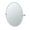 Gatco 4129 Tavern Spiegel Oval – Nickel Poliert, 61 Cm Breit, 26 Cm Hoch