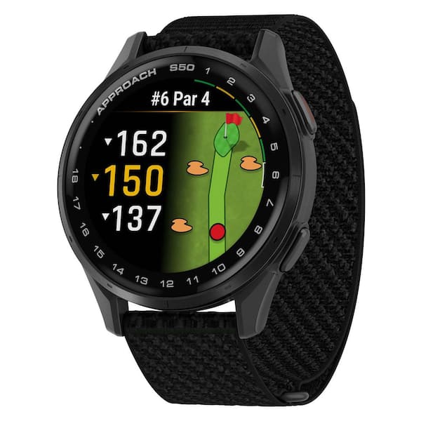 Garmin Approach S50 Golf GPS Smartwatch, 1.7 in x 0.43 in 010