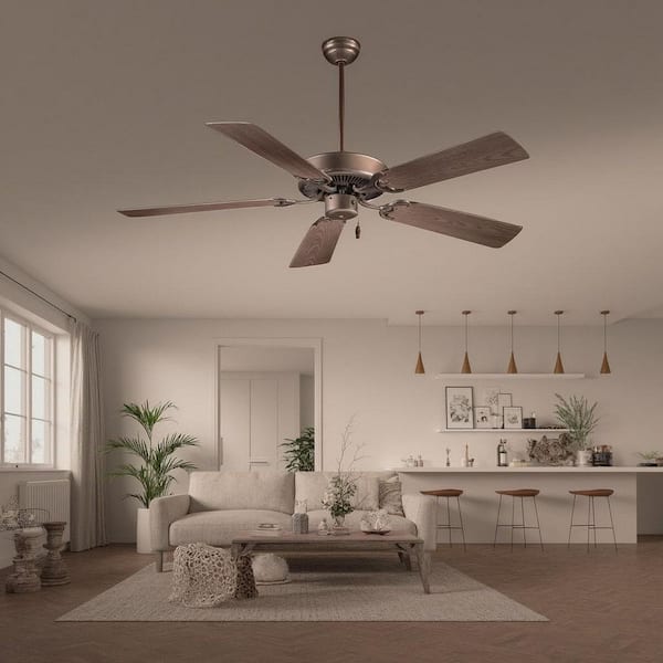 Contractor 42 in. Indoor Oil Rubbed Bronze Ceiling Fan