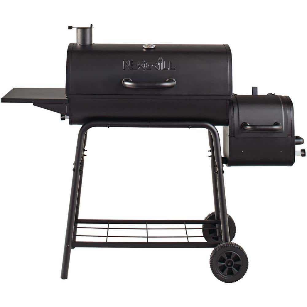 Nexgrill 29 In. Barrel Charcoal Grill/smoker In Black Review Nexgrill 810-0029 29 in. Barrel Charcoal Grill/Smoker in Black