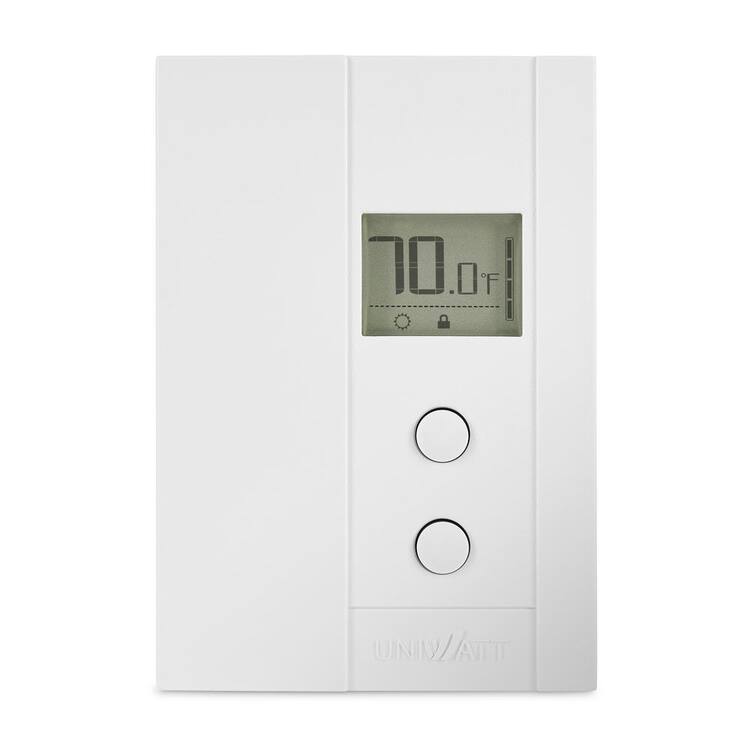 Stelpro 120/208/240-Volt 1000/1730/2000-Watt Non-Programmable Electronic Thermostat in White