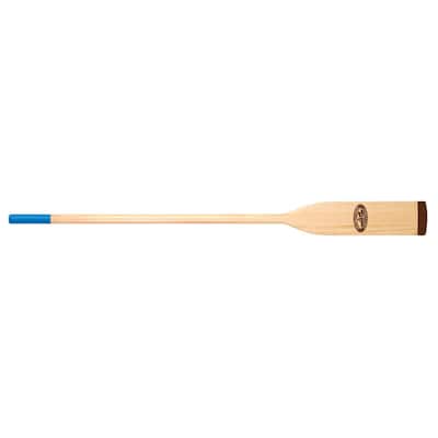 Natural Finish Wood Oar with Comfort Grip - 8 ft.