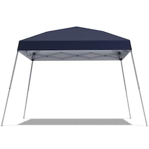 Trademark Innovations 8 ft. x 8 ft. Blue Square Replacement Canopy Gazebo  Top for 10 ft. Slant Leg Canopy SLANTOP-10BLUE - The Home Depot