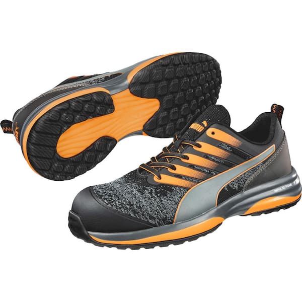 PUMA Motion CL Men s Charge Low Safety Work Shoe Composite Toe Black Orange Size 13 M 644555 13 294 The Home Depot