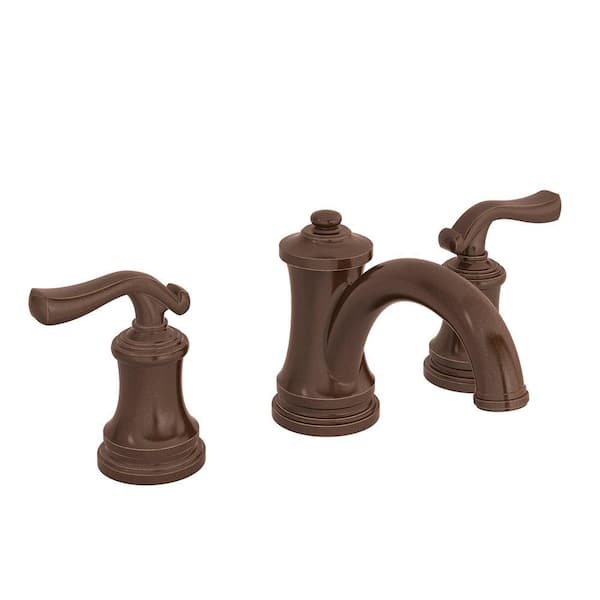 Symmons Winslet 8 in. Widespread 2-Handle Mid-Arc Bathroom Faucet in Oil Rubbed Bronze