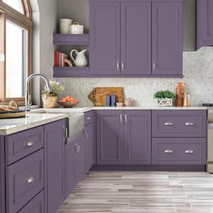 1 qt. #S100-5 Purple Potion Semi-Gloss Enamel Interior/Exterior Cabinet, Door & Trim Paint