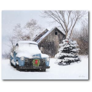 Christmas On the Farm Gallery-Wrapped Canvas Wall Art 20 in. x 16 in.