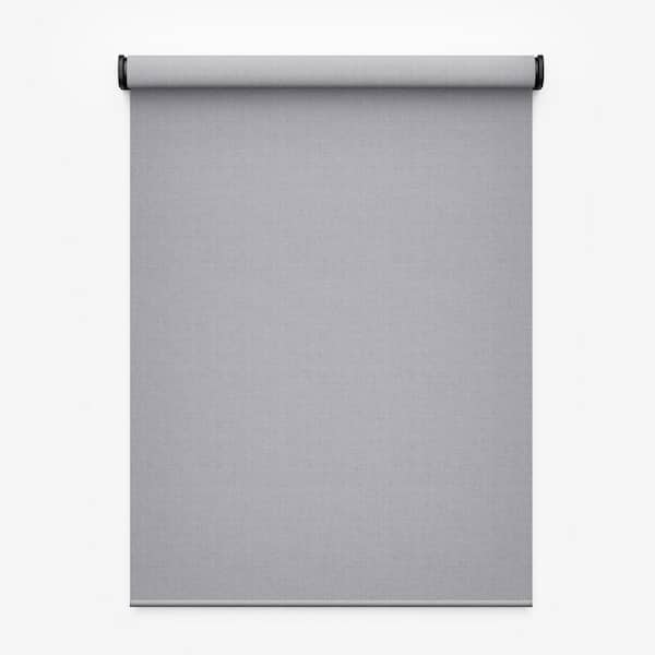 Smart Shade, Motorized Window Blind, Black Hardware, Blackout Grey Fabric, 30.0 in. W x 76.0 in. L, 1 Shade