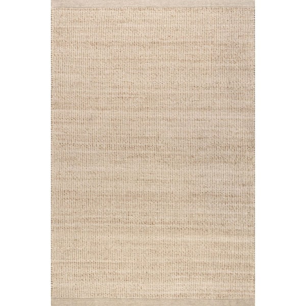 Frenshe Interiors Palisades Marled Beige 4 ft. x 6 ft. Indoor/Outdoor Patio Area Rug