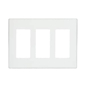 6 Count White Lutron CW-1-WH-6 Wallplate 6 Pack 