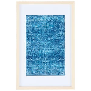 Demitri Framed Mixed Media Abstract Wall Art 23 in. x 14 in.