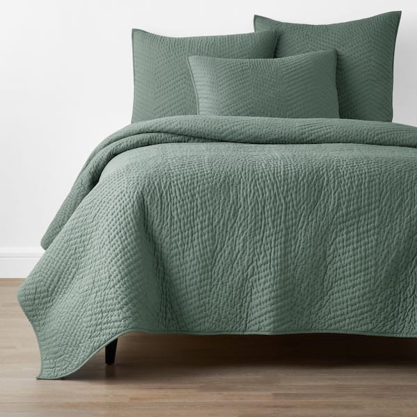 Company Cotton Voile Jade Full/Queen Cotton Quilt