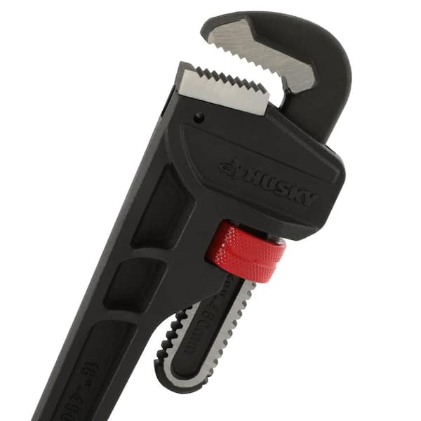 Husky 10 in. Heavy-Duty Pipe Wrench WG-HD-10 - The Home Depot