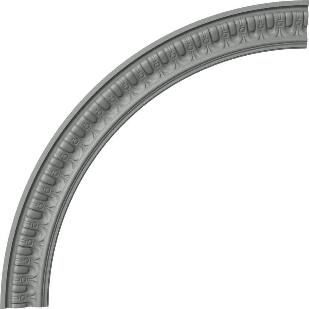White Sequential Ceiling Ring 55" Diameter Decorative Trim