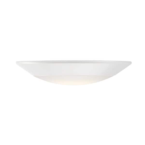 Savoy House 5.98 in. White Selectable LED Flush Mount Disc Light