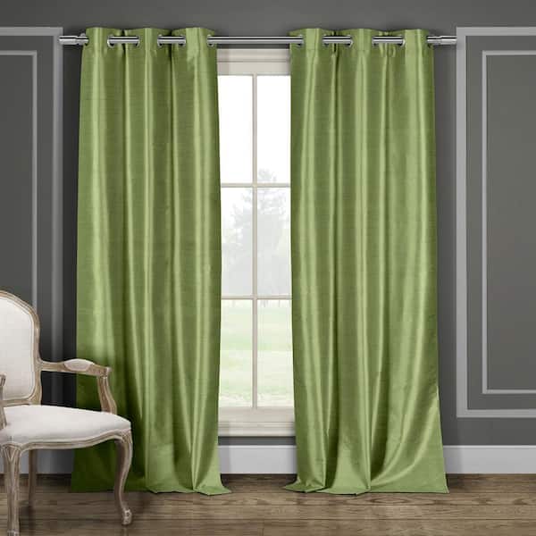 Duck River Sage Thermal Grommet Blackout Curtain - 38 in. W x 96 in. L