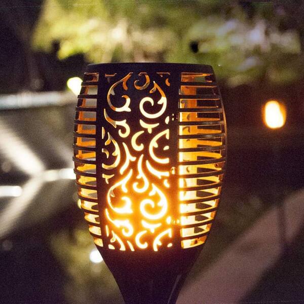 Misopily 43 96 LED Waterproof Flickering Flames Torch Lights