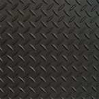 7.5 ft. x 20 ft. Black Textured PVC Large Car Mat
