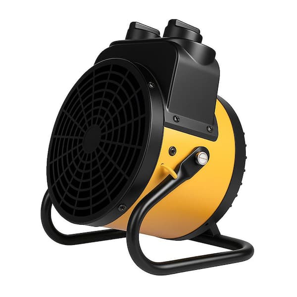 1500W Indoor/Outdoor Electric Greenhouse Heater w Thermostat, 3-Heat Modes, Overheat Protection, 90°Tilt for Green House