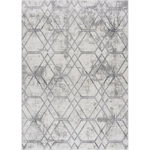 Reserve Broadway Grey 1 ft. 11 in. x 3 ft. Accent Rug