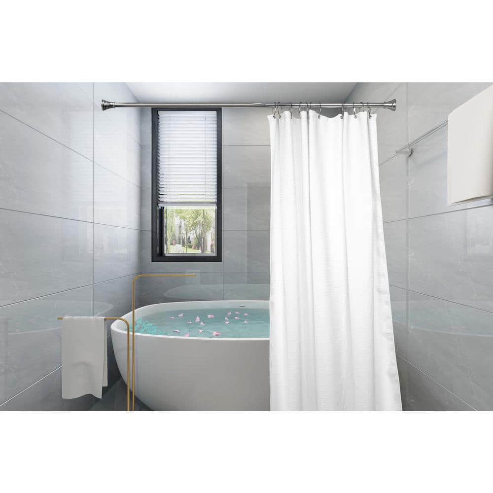 Chrome Rustproof Zinc Shower Curtain Rings Set of 12