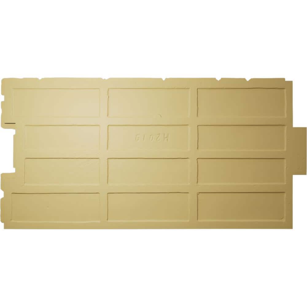 Smolder Faux Stone Urethane Panel, 48"W x 23.75"H