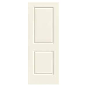 30 in. x 80 in. Cambridge Vanilla Painted Smooth Solid Core Molded Composite MDF Interior Door Slab