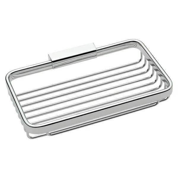 Ginger Hotelier 8 in. Toiletry Basket in Polished Chrome
